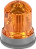 Edwards Signaling 125HALSA24A 125 Amber Steady, Halogen, 24V