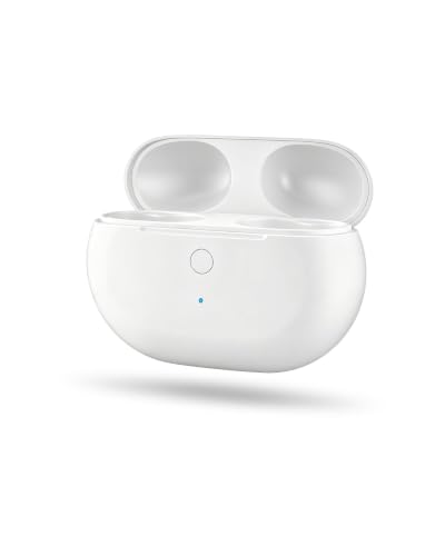 Image of Charging Case Replacement for Beats Studio Buds - Earbuds Charger Case with Bluetooth Pairing Sync Button, 660mAh Battery (Earbuds Not Included), White