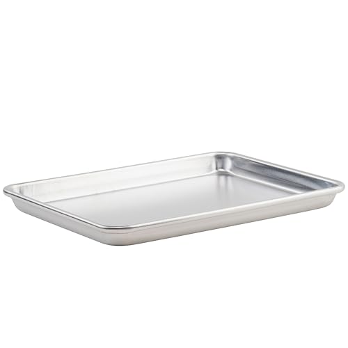 Winco ALXP-1310H, 10x13'' Rectangle Aluminum Sheet Pan, 18 Gauge, Baking Sheet by Winco - Used condition - CA$8.82