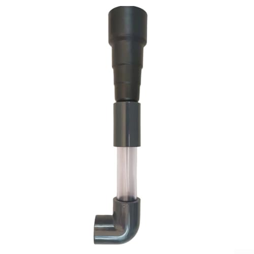 Besttoolifes Adaptador de aspiradora de línea de drenaje de CA, tubo de PVC transparente de 3/4 pulgadas de diámetro interior con conectores de goma de 2,5 mm de grosor para HVAC y (1 pulgada)