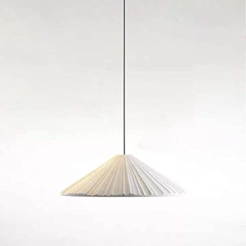 Lustre pendentif de plafond en résine conique style nordique à hauteur réglable