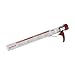 GoodCook Everyday Candy & Deep Fry Thermometer Glass Tube Construction with Built-In Pan Clip Includes Fahrenheit & Celsius Measurements & Protective Storage Sleeve, Red