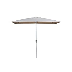 SORARA® Lyon Parasol – Zand – 200 x 300 cm – Kantelbaar – Rechthoekig