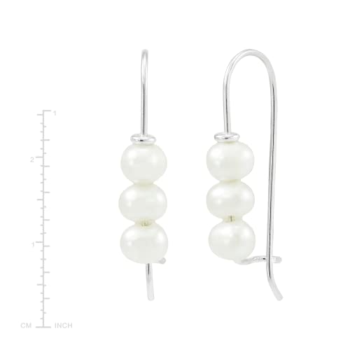 Silpada 'Dots of Joy' Freshwater Cultured Pearl Drop Earrings in Sterling Silver4