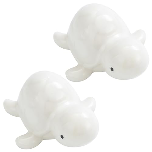 Tapas de pernos de inodoro de tortuga blanca para solucionar óxido en baño 4