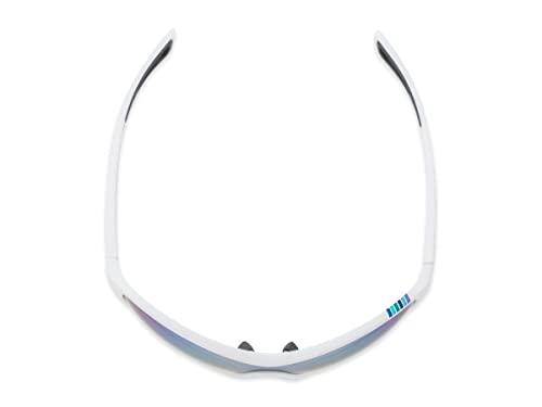 Foster Grant Sun Luv Embrace The Unknown Shield Sunglasses, Matte White, 55mm4