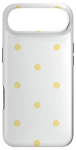 White and Yellow Polka Dots Classic Polkadots Cute Preppy �X�}�z�P�[�X iPhone Air �p