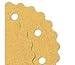 Dynabrade Coated Aluminum Oxide Hook & Loop Disc - 80 Grit - 3 1/2 in Dia - Disc Type: Scalloped - 92580 [PRICE is per EACH]