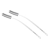 STOBAZA 2pcs Washing Machine Cleaning Brush Long Handle Pipe Cleaning Brushes for Washer Drum and Dryer Vent Flexible Scrub Tool
