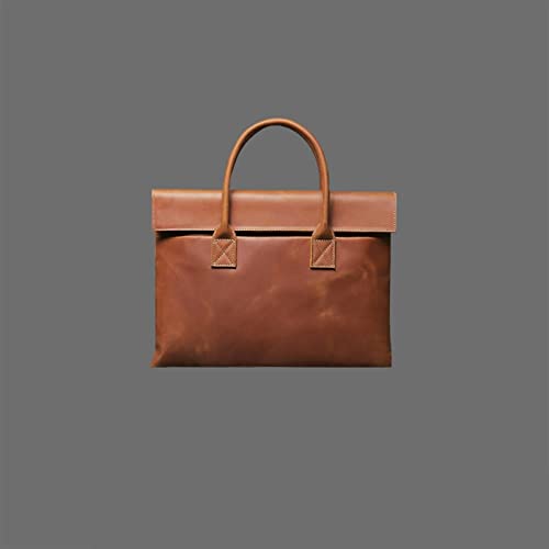 Briefcases Messenger Bags Laptop Bag Men Genuine Leather Briefcase Business Handbag Messenger Bags Laptop Bag Notebook Case Sleeve Male Vintage Shoulder Travel Bags3
