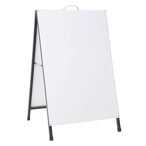 Danieli Store - Pizarra Blanca Magnética de Doble Cara 60x90 cm de Exterior - Pizarra Caballete Magnetica - Caballete Magnético y Escribible para Bares y Restaurantes