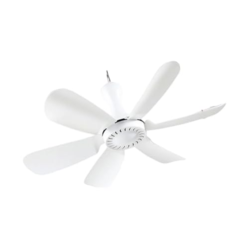APGLSXY Ventilador colgante desmontable de 16.5 pulgadas para camping, alimentación USB, cable de 1.7 m, construcción ABS, accesorio de refrigeración portátil, ventilador de tienda de campaña con USB