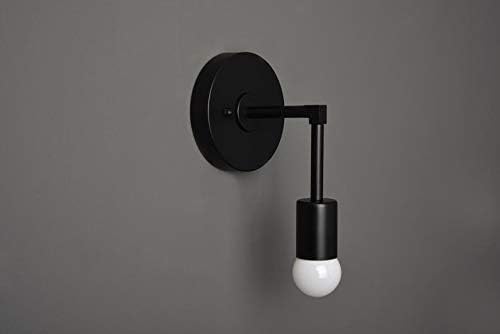 Regal Nauticaz Vanity Bathroom Light Fixture Black 1 Light Rustic Wall Sconce Lighting lamp Porch Wall Lamp Bedroom Living Room