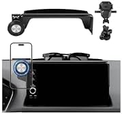 Karltys Magnetic Phone Holder, 360° Rotation Car Phone Holder with 2 Options iPhone MagSafe/Clip-in, Car Phone Mount with Sunglasses Holder for Honda Civic 2022-2025 2026 Accessories 11th Civic