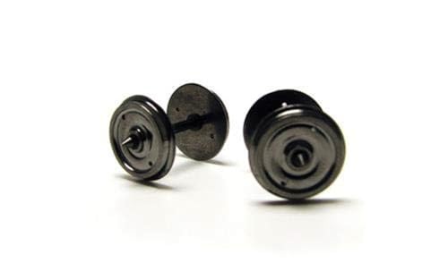 Roues de voiture de 14,1 mm à 2 trous en lot de 10 pour le modélisme ferroviaire et la réparation