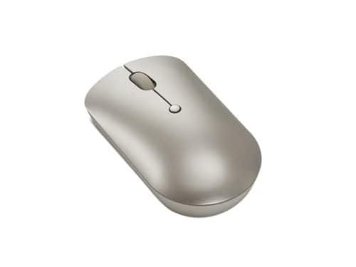 Image of Lenovo 540 USB-C Compact Wireless Mouse (2400 DPI Sensor, 2.4GHz Wireless Nano USB, 4-Button (Left Click, Right Click, Scroll Click, DPI)|Ambidextrous Design|3 Year Warranty | Sand), GY51D20873