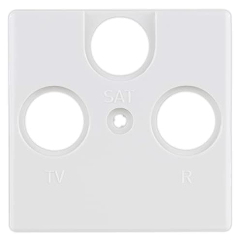 REV Quadro, Abdeckung Antennendose (TV/SAT/RF), weiss