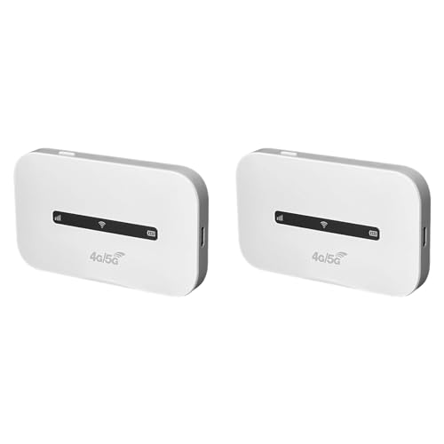 Tacdas 2X Enrutador 4G Router WiFi Portátil Repetidor WiFi 3000mAh 150Mbps Router de Internet Inalámbrico Router WiFi 4G Versión Euroasiática