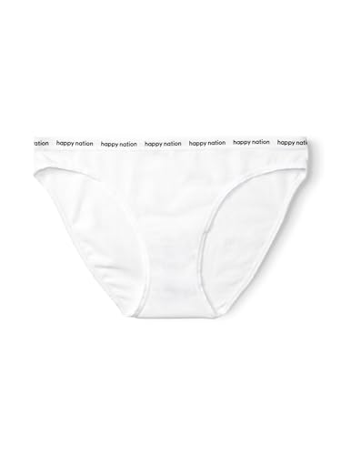 Happy Nation Girls Comfy Cotton Logo Bikini Underwear