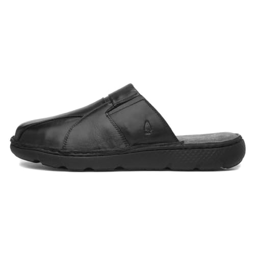Hush Puppies Mens Carson Mule Slide Sandal, Black, 10 UK