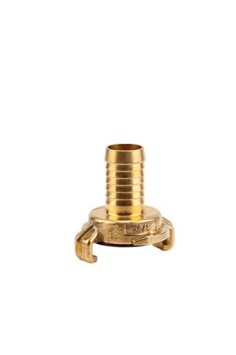 Sección de manguera de acoplamiento rápido de latón GARDENA: Adaptador de manguera para mangueras de 19 mm (3/4 '),...