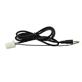 QCBQBI [Replacement] for Subaru for Forester for Impreza 2007-2008 AUX Input MP3 3.5mm Plug Cables