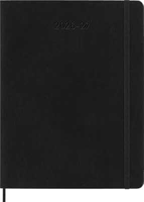 Moleskine Agenda Semanal 2026 2027 - Agenda de 18 meses con espacio para notas, tapa blanda y cierre elástico, color negro, formato XL 19 x 25 cm | Ya disponible en tu tienda friki favorita! En mundofriki.es! Moleskine Agenda Semanal 2026 2027 - Agenda de 18 meses con espacio para notas, tapa blanda y cierre elástico, color negro, formato XL 19 x 25 cm | Ya disponible en tu tienda friki favorita! En mundofriki.es!