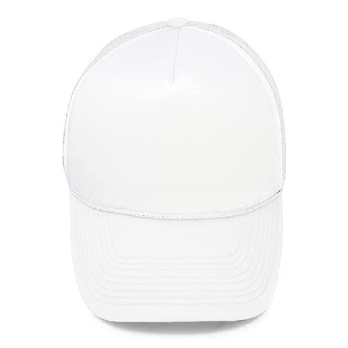 Image of MR.R Sublimation Blanks Polyester Mesh Cap Mesh Hat Two Tone Trucker Summer Mesh Cap with Adjustable Snapback,2pcs per Pack