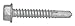 Drilling Screw, 1/4-14, 1-1/2 in L, PK250