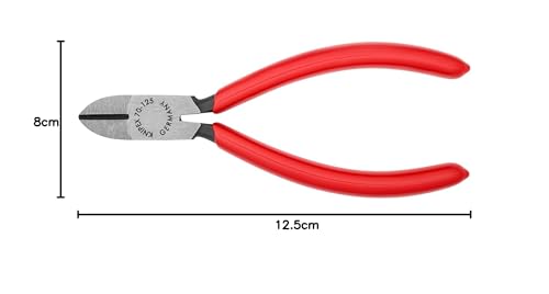 Miniatura 5 de Knipex Alicate De Corte Diagonal Recubiertos De Plástico 125 Mm, 70 01 125 Ean