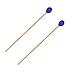 VICASKY 6 Pcs Marimba Hammer Wood Drumstick Polyester Head Drum Mallet Percussion Bell Tool Bell Mallets Glockenspiel Sticks Wood Tools Instrument Fitting Trojan Horse Wood Maple Pole