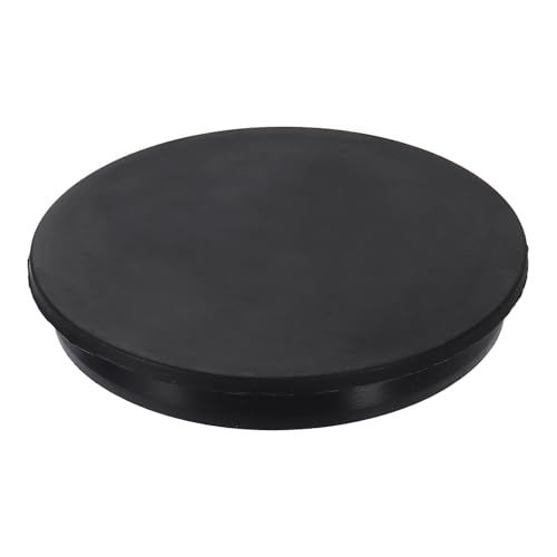 Image of uxcell Silicone Hole Plug, Waterproof Round Rubber Stoppers Bottle Seal Plugs Tube Pipe End Caps for 125mm /4.92 inch Hole for Bathtub Bottle, Black