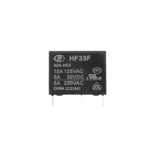Relé HF33F-005-HS3 para automatizar la iluminación del hogar inteligente mediante placas de 5V