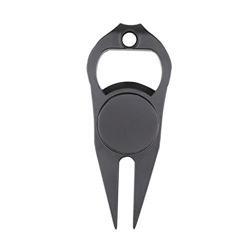 YUANXING Herramienta Divot de Golf y Marcador de Bolas, Herramienta de reparación Putting Green, Horquilla de reparación de chuletas de Golf Ligera Multifuncional, Accesorios para Green de Golf Cover