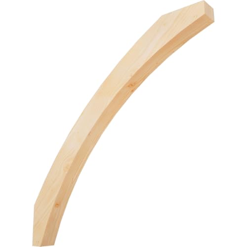 Ekena Millwork BRC04X44X44THR00RDF 4"W x 44"D x 44"H Thorton Rough Sawn Knee Brace, Douglas Fir