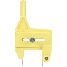 Circle Cutter, Cutting 0.1 in to 2 in Radius Rotary Cutter for Fabric Circle Cutters for Paper Crafts Circular Cutter Circle Compass Cutter Round Circular Cutting Tool