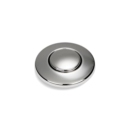 InSinkErator Air Switch Decorative Button for InSinkErator Dual Outlet Garbage Disposal Air Switch Kit, STC-CHRM, Chrome by InSinkErator - Used condition - US$15.99