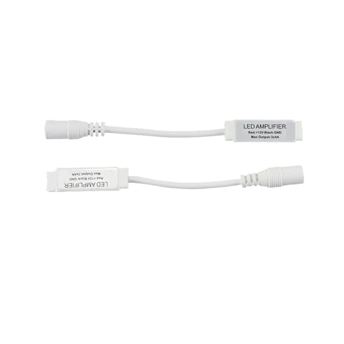 12A Mini LED Amplifier RGB Colorful Light Strip Signal Power Repeater DC Controller