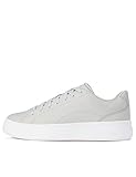  CARE OF by PUMA Damen-Sneaker aus Leder mit Plateausohle, Grau (Gray-Peach Bud), 39 EU