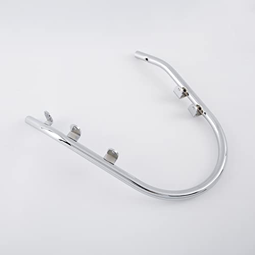 Motorrad Fender Kotflügel Sturzbügel Sturzschutz Kompatibel mit Vespa Sprint 150 2016-2022 Primavera 125/150 2014-2022 Vorderrad Stoßstange Rahmenschutz (Chrom)