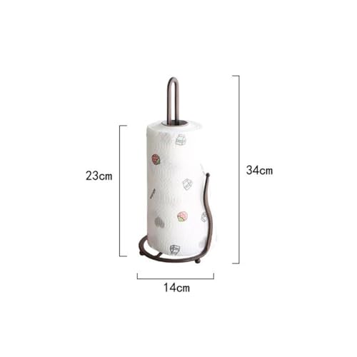 Toallero de papel de estilo retro independiente para accesorios de cocina y hogar 3