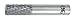 Carbide End Mill, 5/8 in. dia, 5/8 in Cut