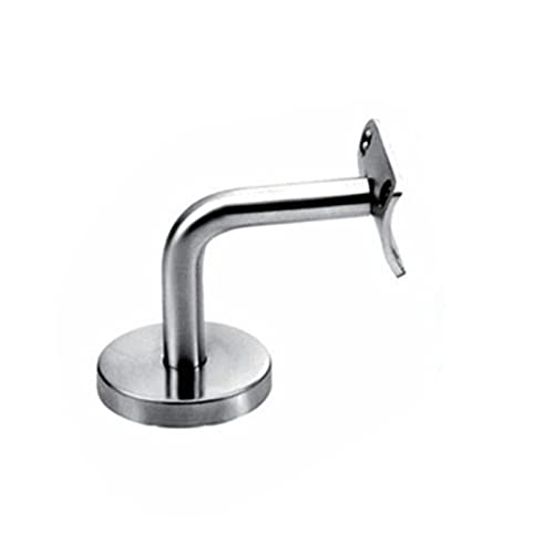 iumLeap Stainless Steel Railing Handrail Bracket Support Stairs Tool Railing Bracket Home Curved Plate L-Shaped Transitional (1)