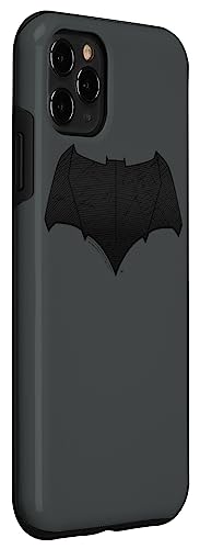 Iphone 11 Pro Max Justice League Movie Batman Black Logo Case #TOP2