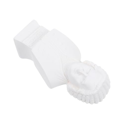 ULDIGI Resin Musician Bust Statue Small Decorative Sculpture for Desktop Unique Portrait Figurine for Music Lovers Sturdy Resin Craft for Home and Office Decoration