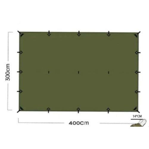 OGXN 超軽量ウィングタープ 3×3m カーキ