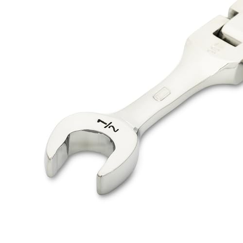 GearWrench 1/2" 90-Tooth 12 Point Stubby Flex Combination Ratcheting Wrench | 86873