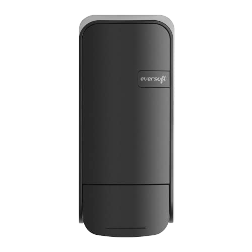 Eversoft Wall-Mounted Manual Foam Soap And Hand Sanitizer Dispenser For Kitchen/Bathroom/Office/Rv/Airbnb, 1000 Ml (33.8 Oz), Sealed Cartridges Sold Separately, Black 2100B-Ez #TOP8