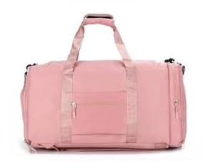 Bolsa Mala de Viagem Super Grande Transversal - 50 L, 5 Compartimentos com Zíper, Poliéster Resisten