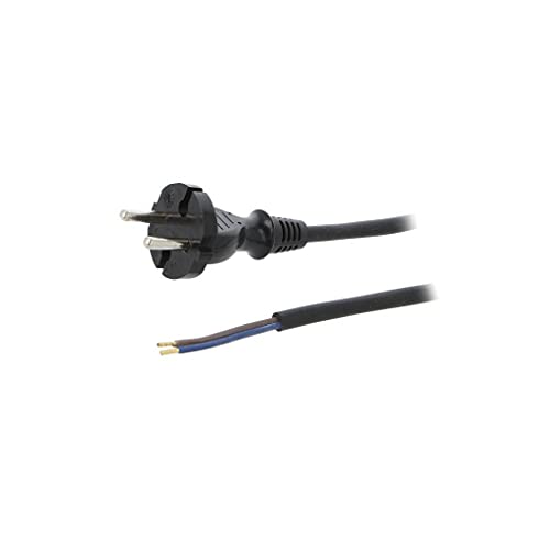 Câble CEE 7/17 cordon d'alimentation de rechange 4m noir 16A PLASTROL